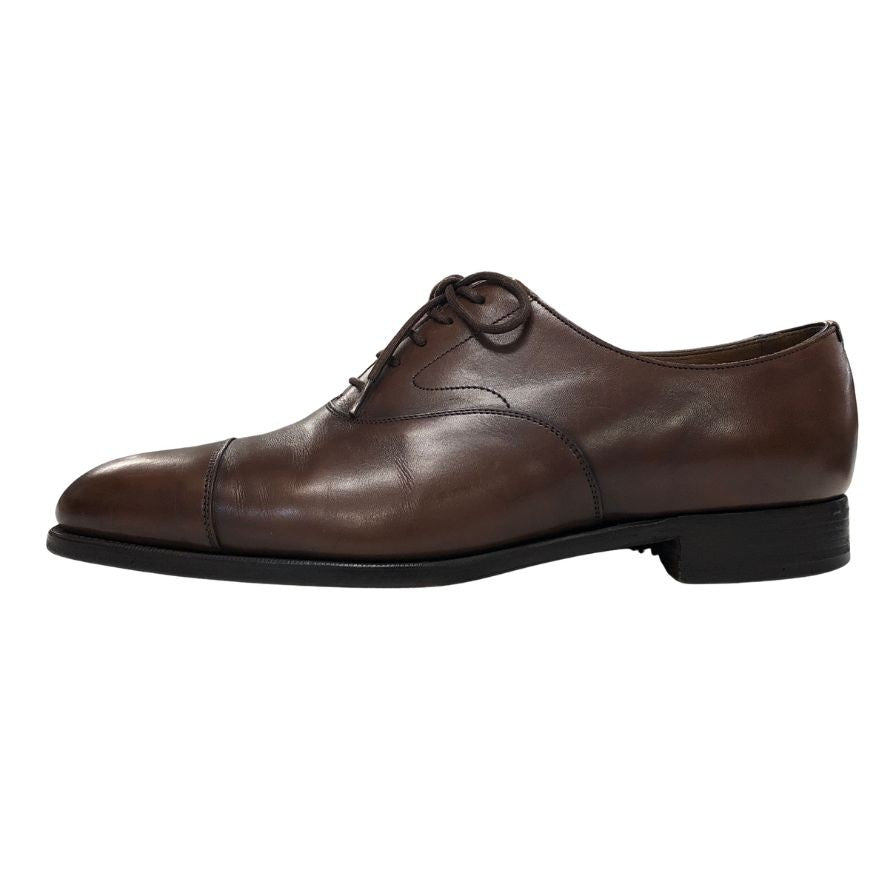 エドワードグリーン レザーシューズ ストレートチップ チェルシー 82ラスト ダークオークアンティーク UK7.5E EDWARD GREEN CHELSEA ビジネスシューズ 約26.0cm【LA】【中古】