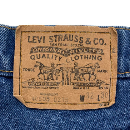 リーバイス デニム 40505 86年製 ボタン裏575 オレンジタブ USA製 インディゴ メンズ サイズW32 L30 LEVI’S 【AFB26】