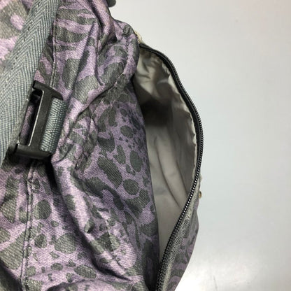 レスポートサック リュック メンズ パープル レオパード柄  LeSportsac【AFE5】