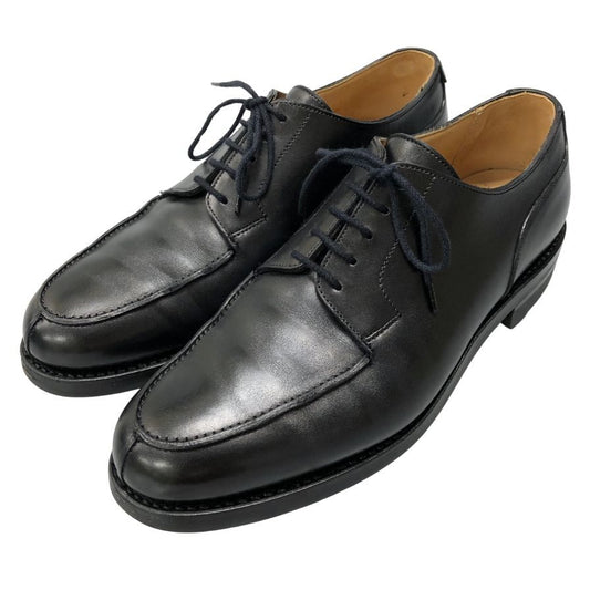 クロケット&ジョーンズ モールトン 9262-1015-41 ブラック 7Eハーフ メンズ 革靴 CROCKETT&JONES MORETON ビジネスシューズ 約25.5cm【LA】【中古】