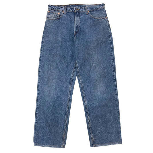 リーバイス デニム 550 ボタン裏653 USA製 インディゴ メンズ サイズ W36 L33 LEVI’S 【AFB39】