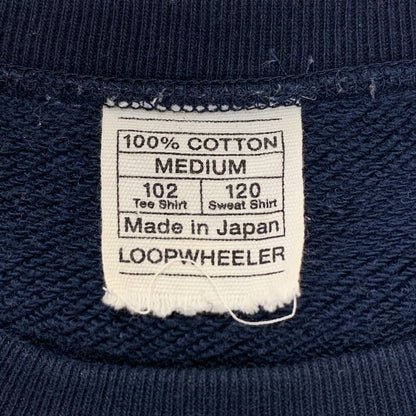 中古◆ループウィラー スウェットトップス トレーナー 胸ポケット メンズ サイズM ネイビー  LOOPWHE 【AFB29】