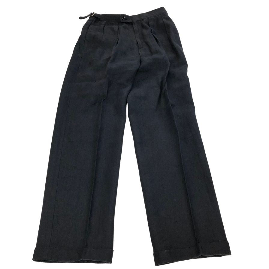 ベルナールザンス ×ビームス リネンスラックス パンツ メンズサイズ US 26ブルー系 BERNARD ZINS × BEAMS 【AFB11】