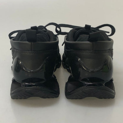 ミズノ ウェーブプロフェシー モック レザー Uチップ 厚底スニーカー メンズ サイズ26 ブラック MIZUNO WAVE PROPHECY MOC 約26.0cm【AFD15】