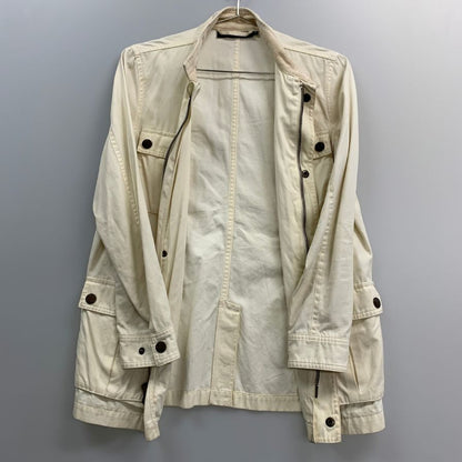 中古◆ポロ ラルフローレン ハンティングジャケット 90年代 ホワイト レディース サイズ7 Polo Ralph Lauren 【AFB45】