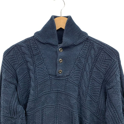 中古◆ポロ ラルフ ローレン ケーブルニット SMVS3-2231 ネイビー メンズ Lサイズ POLO RALPH LAUREN 【AFB22】