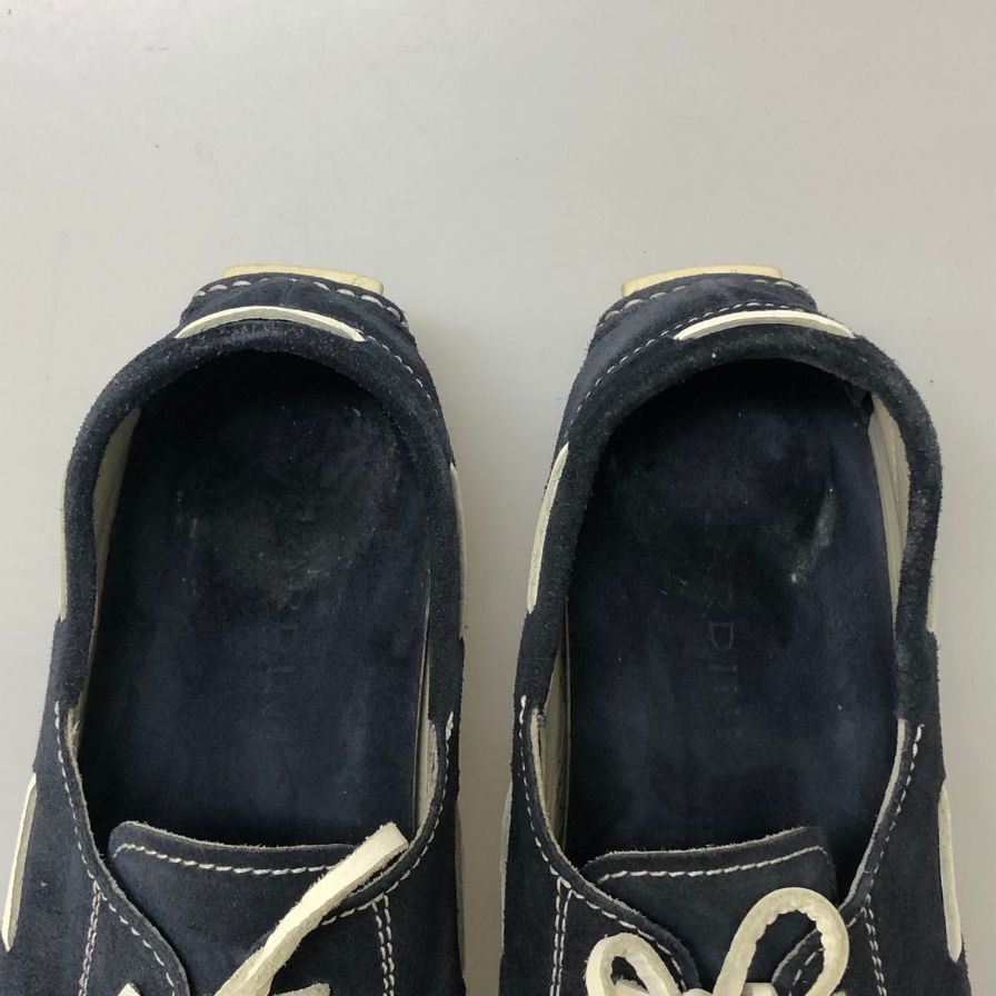 ラルディーニ ドライビングシューズ メンズ ネイビー サイズ8 LARDINI 約27.0cm【AFC4】