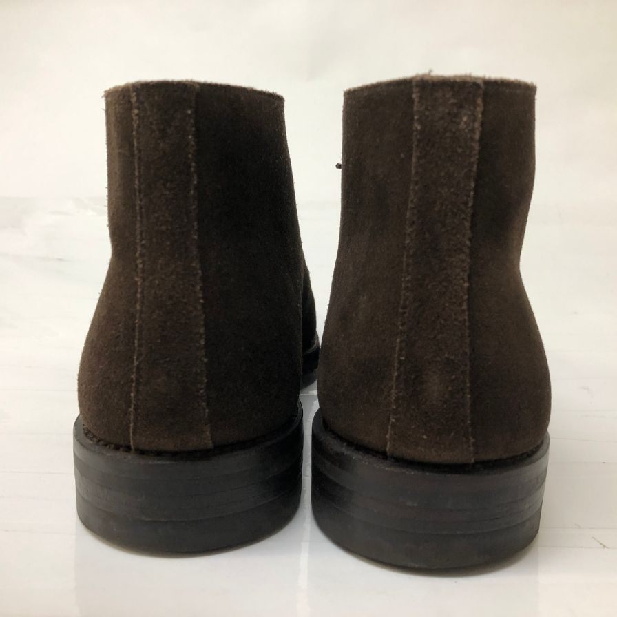 クロケット＆ジョーンズ チャッカブーツ スエード チルターン ダークブラウン サイズUK7.5E メンズ Crockett&Jones 約26.0cm【AFD4】