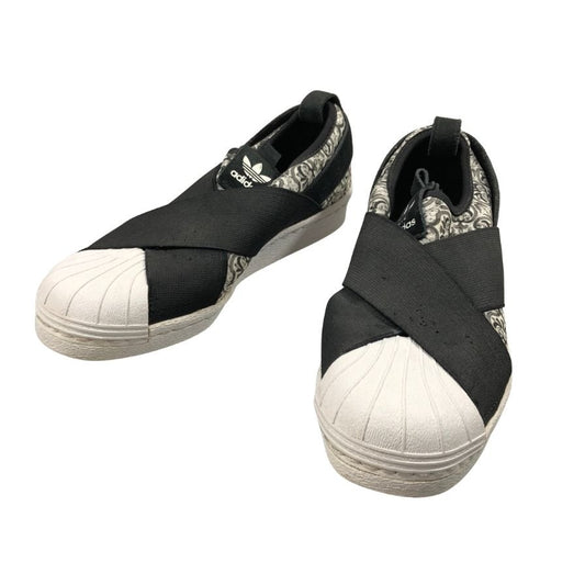 アディダス スリッポン BY9141 ブラック系 レディース サイズ22.5 adidas 約22.5cm【AFC46】