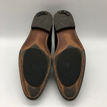 セプランドル グッドイヤーウェルト レザーシューズ ダブルモンク メンズ ダークブラウン サイズ6.5 S éprendre Goodyear welted 約25.0cm【AFC47】
