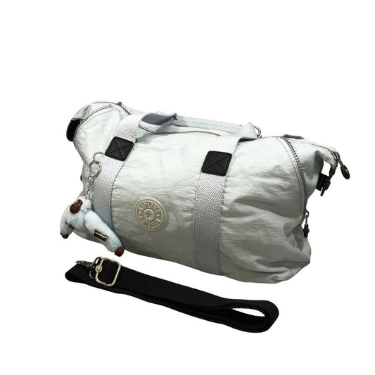 キプリング ハンドバッグ ホワイト チャーム付き kipling【AFE5】
