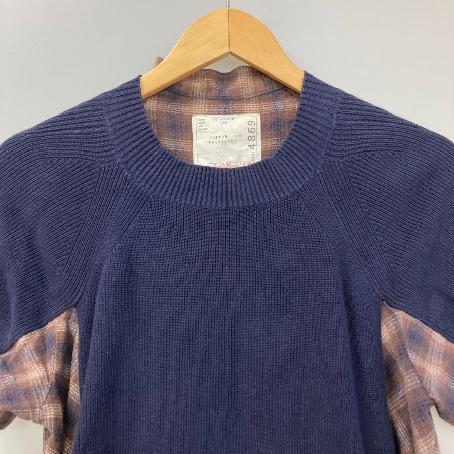 美品◆サカイ オンブレチェックワンピース 20-04869 レディース サイズ 1 総柄 SACAI 【AFA13】