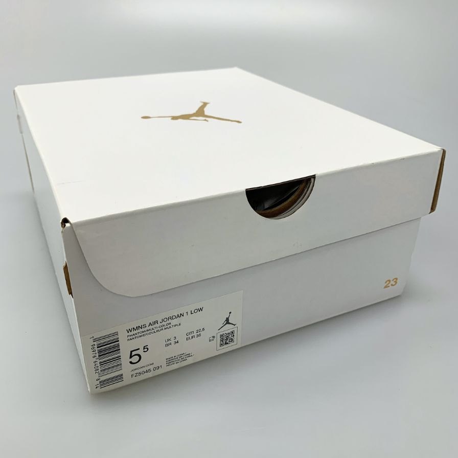 ナイキ エア ジョーダン 1LOW ウィメンズ  FZ5045-091 サイズ 22.5 マルチカラー air jordan 約22.5cm【AFD12】