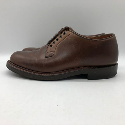 ウィールローブ プレーントゥ ホーウィン クロムエクセルレザー メンズ サイズ6E ブラウン 15066 314ラスト WHEEL ROBE BLUCHER 約24.0cm【AFD12】