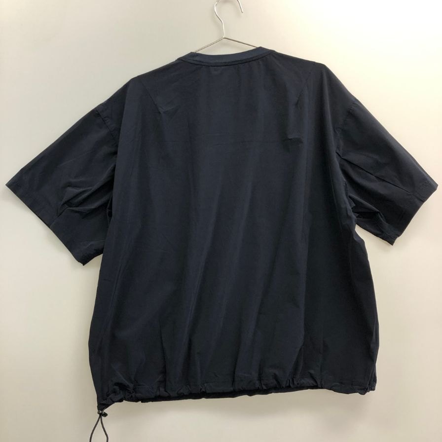 極美品◆チェイス 半袖 ナイロンTシャツ ネイビー フリーサイズ 日本製 CHASSE 【AFB29】