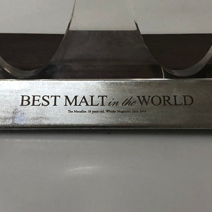 ザ マッカラン Best molt in the world 2004 ボトル ディスプレイ 台座 THE Macallan【AFI28】【中古】