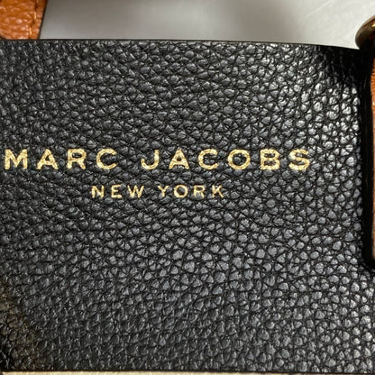 マークジェイコブス 2WAY バイカラー ミニハンドバッグ ネイビー×ホワイト ショルダー MARC JACOBS【AFE3】