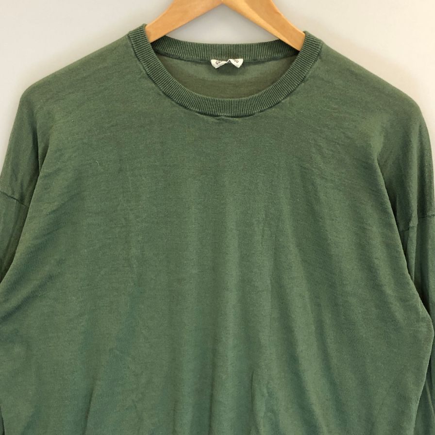 中古◆キャッシュ＆バルバ コットンニット メンズ グリーン サイズ3 cash＆barba 【AFB5】