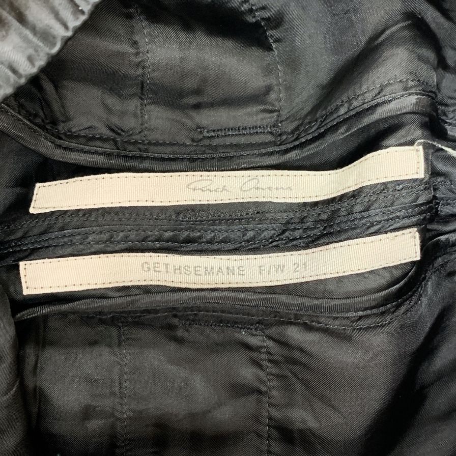 リックオウエンス キュプラ サルエル パンツ RP02A7318-O サイズ38 ブラック レディース Rick Owens 【AFB1】