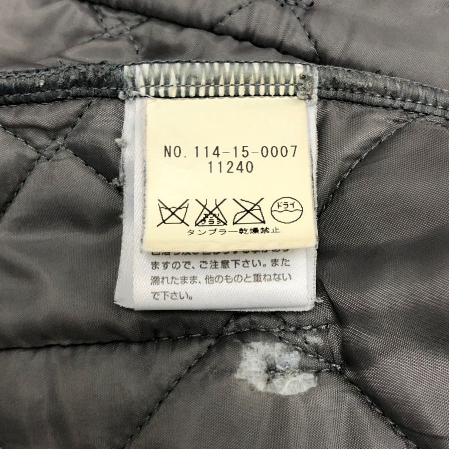 中古◆ラベンハム キルティングジャケット ウール メンズ グレー サイズ36 LAVENHAM 【AFB25】