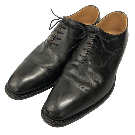 スコッチグレイン ストレートチップ I3806 カーフ サイズ26 メンズ ブラック SCOTCH GRAIN 約26.0cm【AFD9-2】