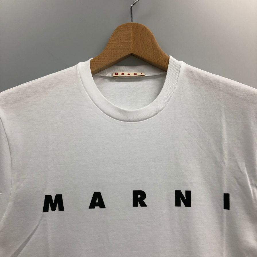 美品◆マルニ フォント ロゴ Tシャツ キッズ ホワイト サイズ14 MARNI 【AFB19】