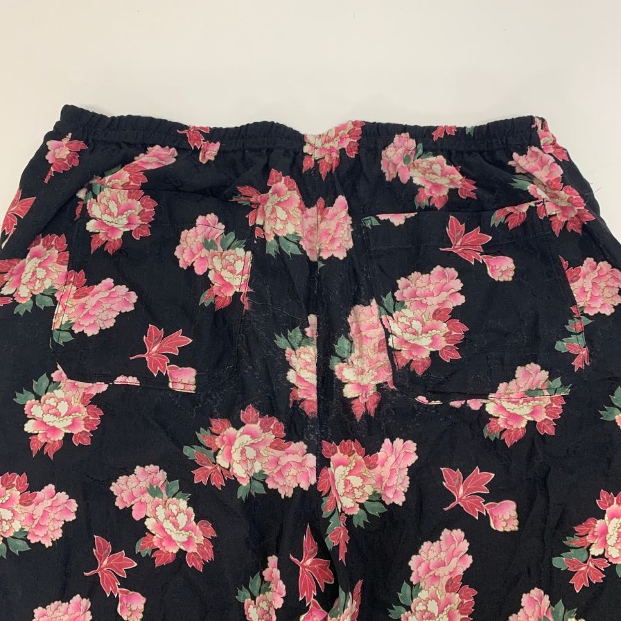 グッチ 624399 ショートパンツ シルク 花柄 メンズ サイズ46 GUCCI 【AFB27】