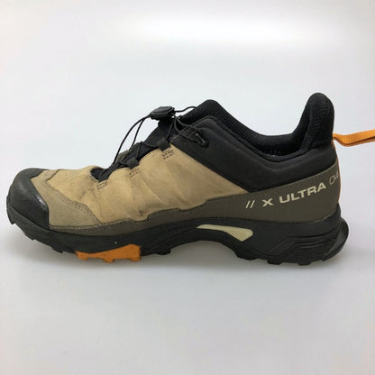 サロモン スニーカー エックス ウルトラ 4 トレッキング シューズ ゴアテックス 登山靴 ベージュ ブラック メンズ サイズ27cm Salomon X URTRA 約27.0cm【AFC41-2】