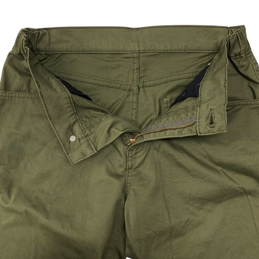 岡山デニム チノパン コットン カーキ サイズM OKAYAMA DENIM 【AFB40】