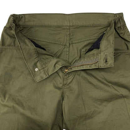 岡山デニム チノパン コットン カーキ サイズM OKAYAMA DENIM 【AFB40】