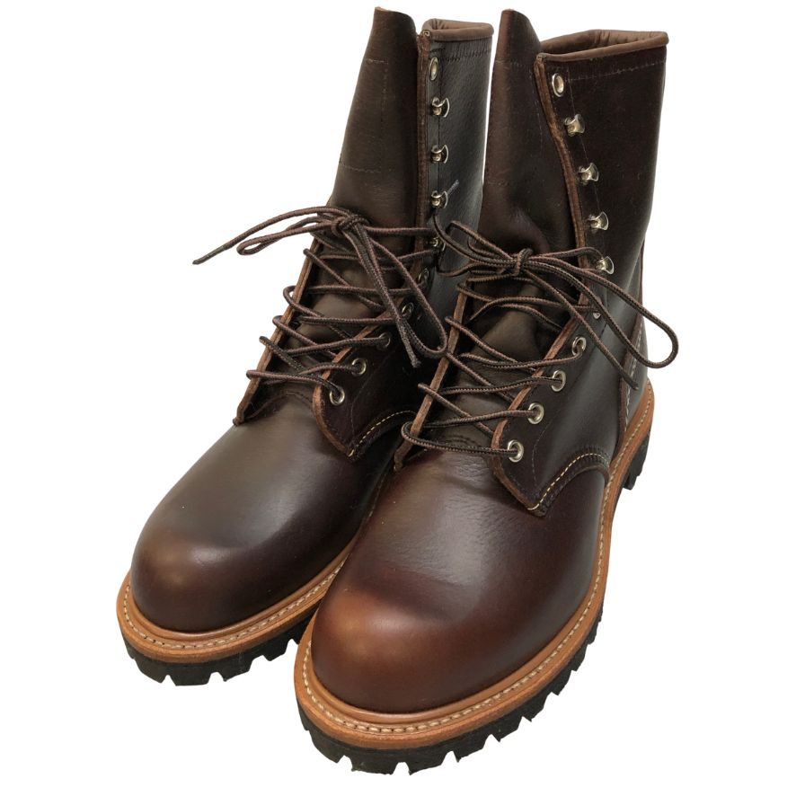 レッドウイング ロガーブーツ 4585 メンズ ブラウン サイズUS8 REDWING 約26.0cm【AFD2】