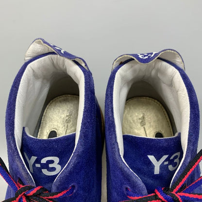 ヨウジヤマモト×アディダス Y-3 Drake High G63553 ブーツ ハイカットスニーカー スエード  メンズ ブルー サイズUK8D yohji yamamoto×adidas 約26.5cm【AFC47】