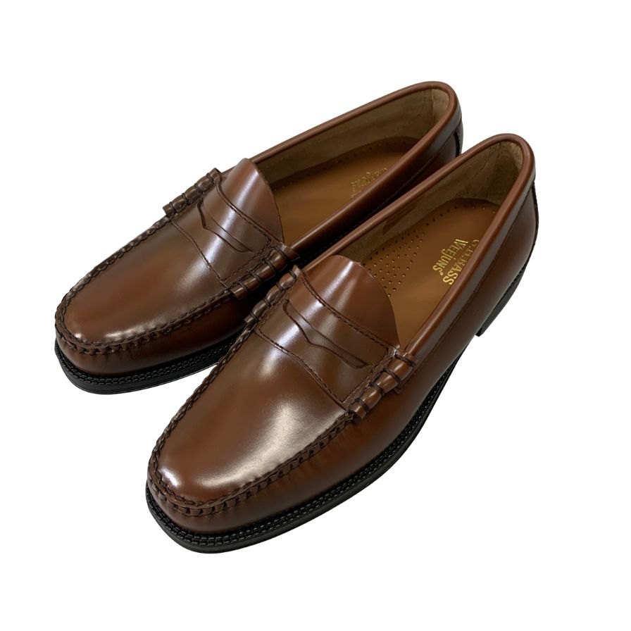 ジーエイチバス ローファー ウィージャンズ サイズ8.5 メンズ ブラウン G.H.Bass&Co. WEEJUNS LARSON ローファー 約26.5cm【LA】【中古】