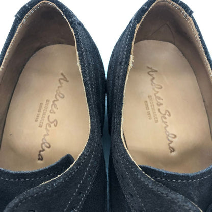 アンドレスセンドラ スエード フルブローグ ダークブラウン サイズ6ハーフ メンズ Andres Sendra 約25.0cm【AFD15】