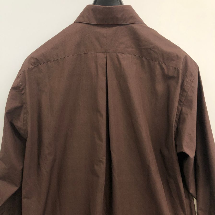 極美品◆マーカウェア ドレスシャツ  A26B02SH01C ブラウン メンズ サイズ2 MARKAWARE 【AFB15】