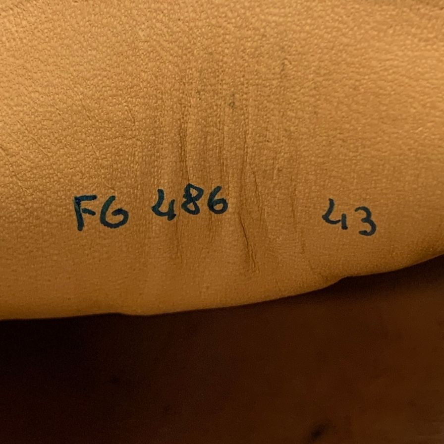 ジャコメッティ FG486 アンライニング タッセルスリッポン スエード ブラウン サイズ43 メンズ F.LLI Giacometti ビジネスシューズ 約28.0cm【LA】【中古】