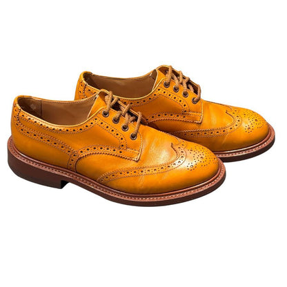 トリッカーズ レザーシューズ L5633 バートン カーフ ブラウン レディース サイズUK5 Tricker’s ビジネスシューズ 約24.0cm【LA】【中古】