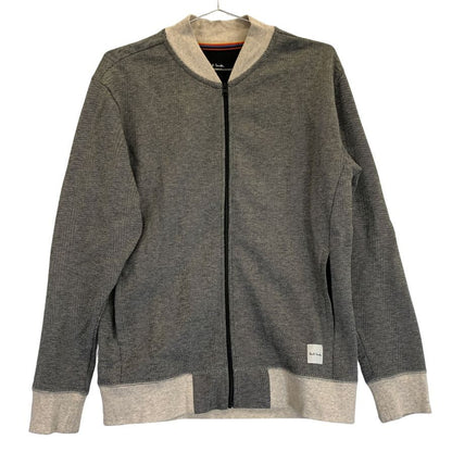 美品◆ポールスミス ジップアップカーディガン ボーダー柄 メンズ サイズM Paul Smith 【AFB19】