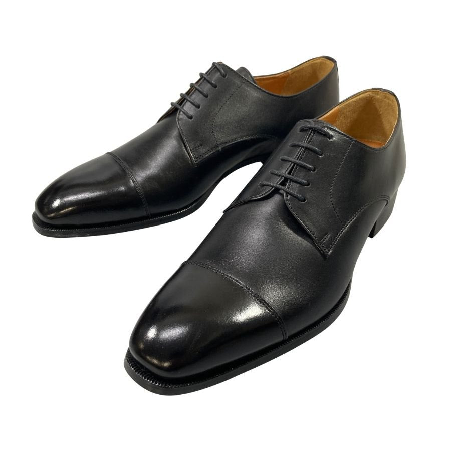 ユナイテッドアローズ グリーンレーベルリラクシング  ストレートチップ レザー メンズ ブラック サイズ7.5  UNITED ARROWS 約25.5cm【AFD4】