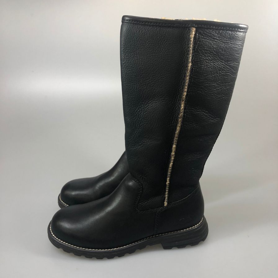 UGG ロングブーツ ブラック サイズ7 レディース UGG 約24.0cm【AFD15-2】