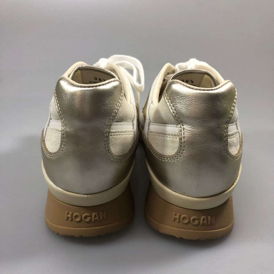 ホーガン メッシュスニーカー レディース ベージュ サイズ36.5 HOGAN 約23.5cm【AFD4】
