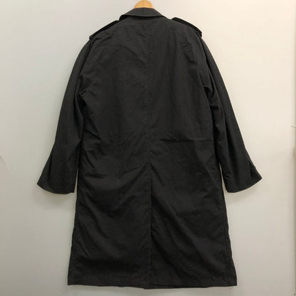 中古◆USED 米軍 U.S. NAVY  ブラック ステンカラーコート ライナー付き サイズ38 【AFA3】
