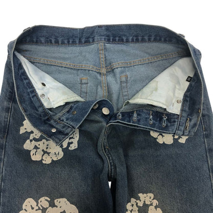 リーバイス×デニムティアーズ フラワープリント デニム メンズ サイズ30 ブルー系  Levi's Denim Tears 【AFB19】