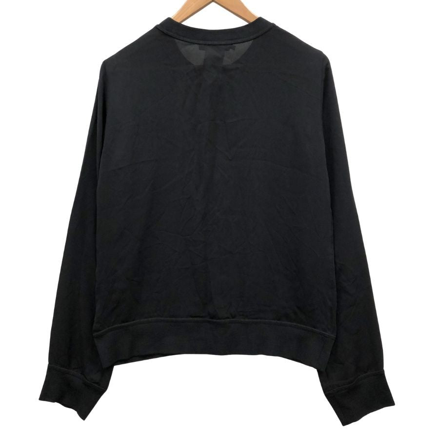 極美品◆ディースクエアード トップス シルク100% レディース サイズ42 ブラック S72NC0452 S40249 DSQUARED2 【AFB44】