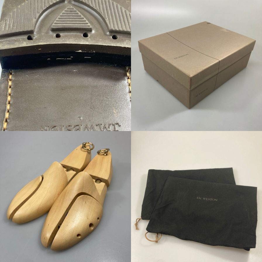 ジェイエムウエストン  サイド ゴア ブーツ チェルシー メンズ  ブラウン サイズ 8ハーフ 610  J.M.Weston ブーツ 約27.0cm【LA】【中古】