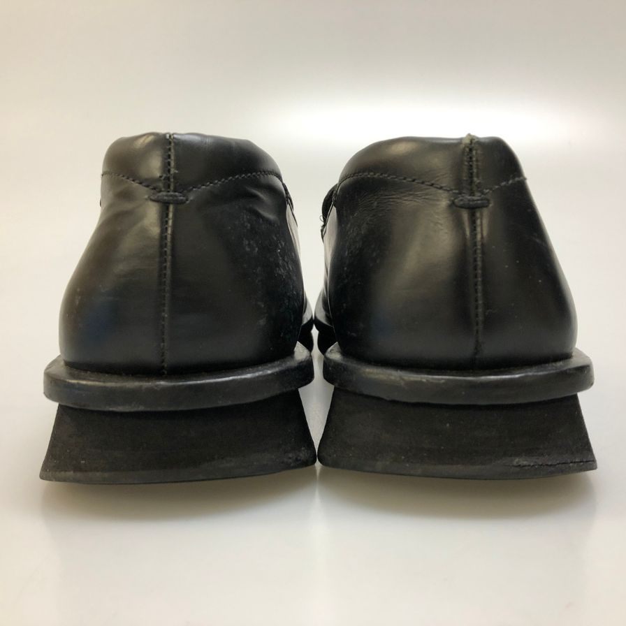 プラダ Uチップ ローファー 883 メンズ サイズ 8ハーフ ブラック PRADA 約26.5cm【AFC29】