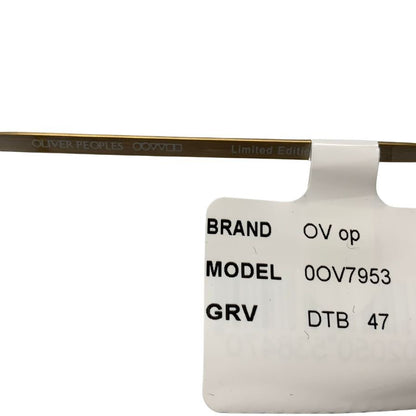 オリバーピープルズ メガネ 505 リミテッドエディション 47□24-142 べっ甲×ゴールド OLIVER PEOPLES【AFI2】