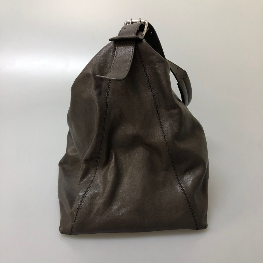 ルメール ベルテッドホーボーバッグ ダークチョコ系 LEMAIRE【AFE1】