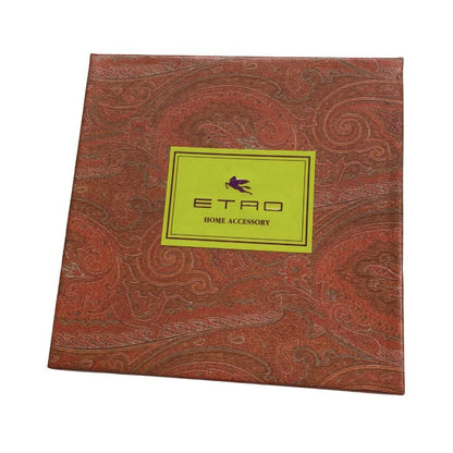 エトロ アッシュトレイ 灰皿 総柄 ブラウン系 ETRO【AFI15】【中古】