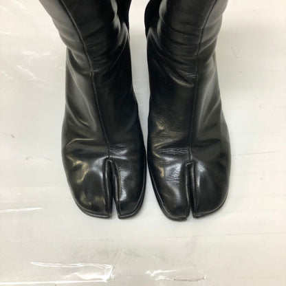 メゾン マルジェラ タビ ブーツ 足袋 6cmヒール ブラック メンズ サイズ42 Maison Margiela TABI 約27.0cm【YB5】